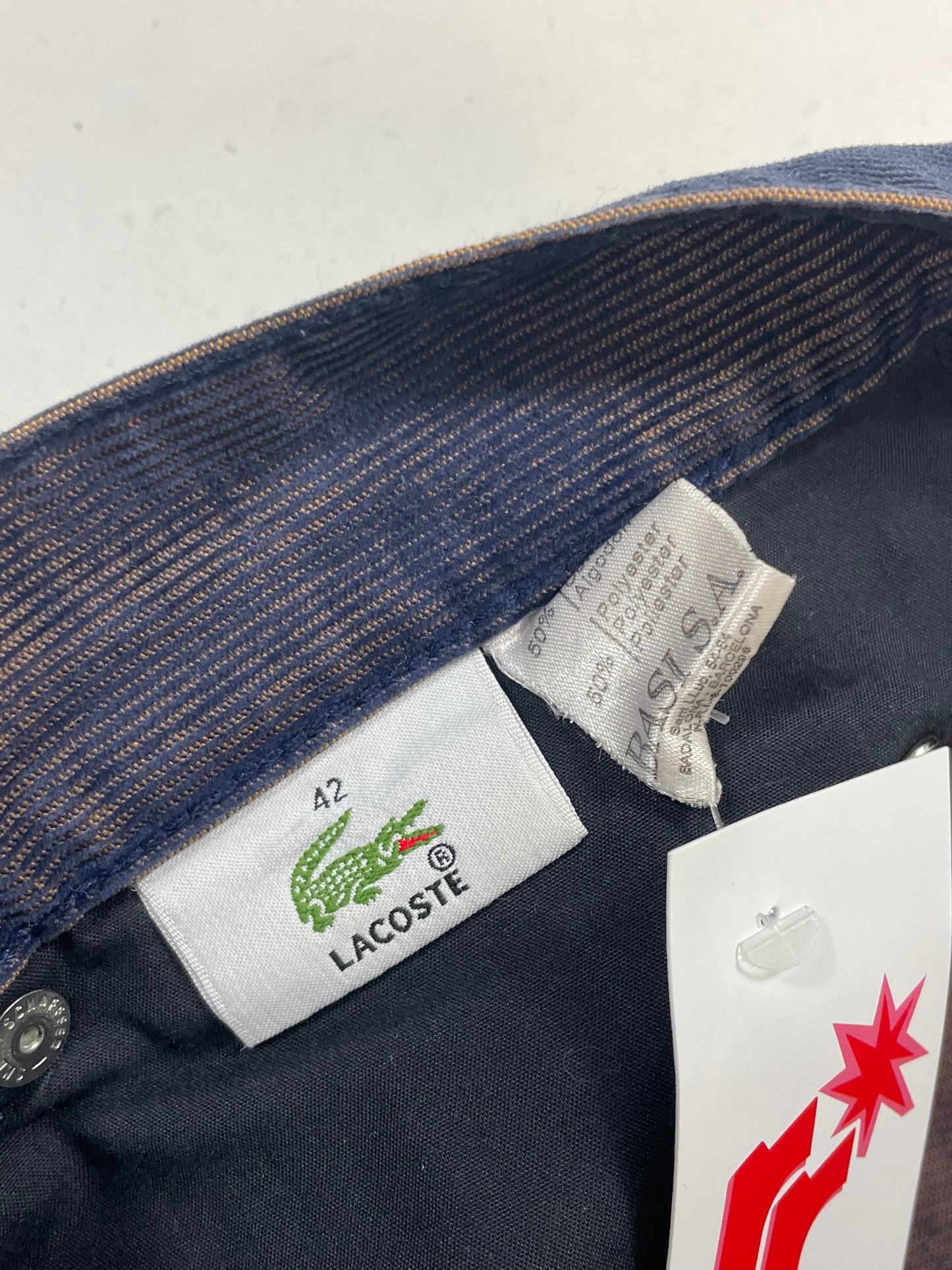 Vintage Lacoste changing colour straight pants - RETRORAIMENTS