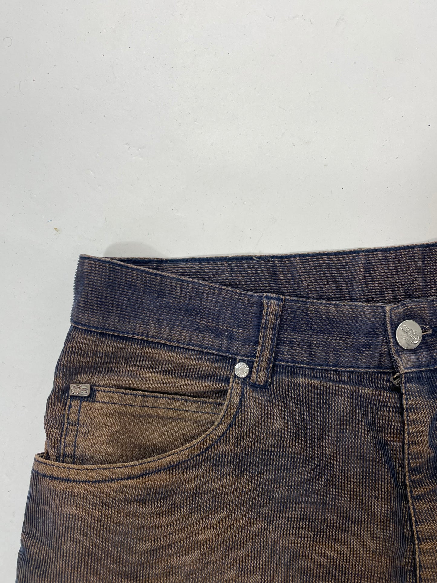 Vintage Lacoste changing colour straight pants - RETRORAIMENTS
