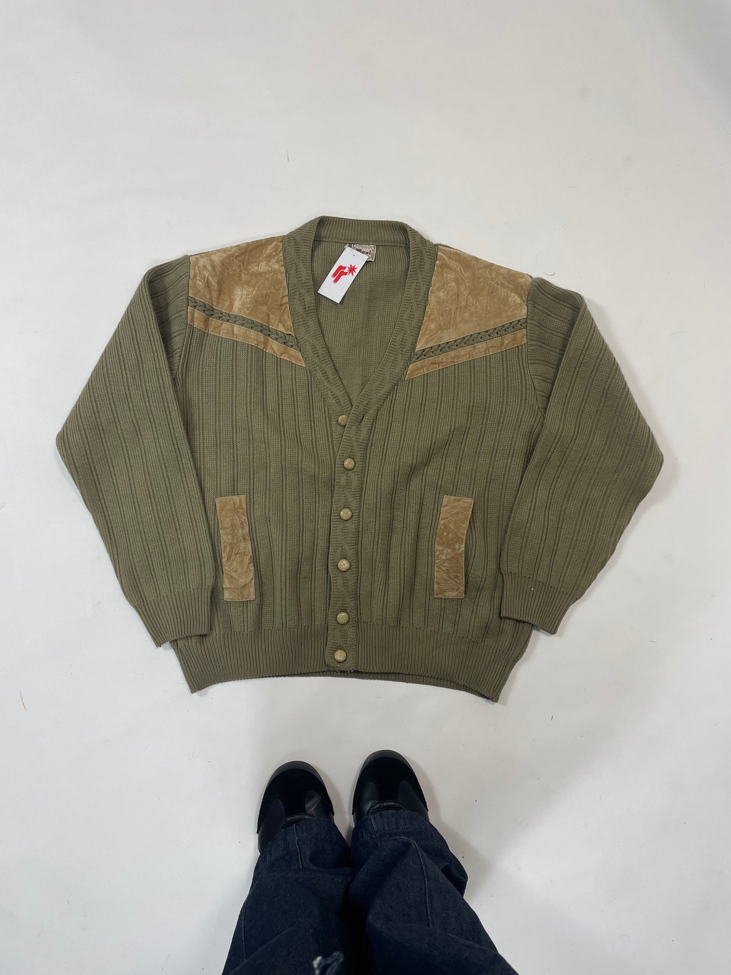 Vintage green cardigan - RETRORAIMENTS