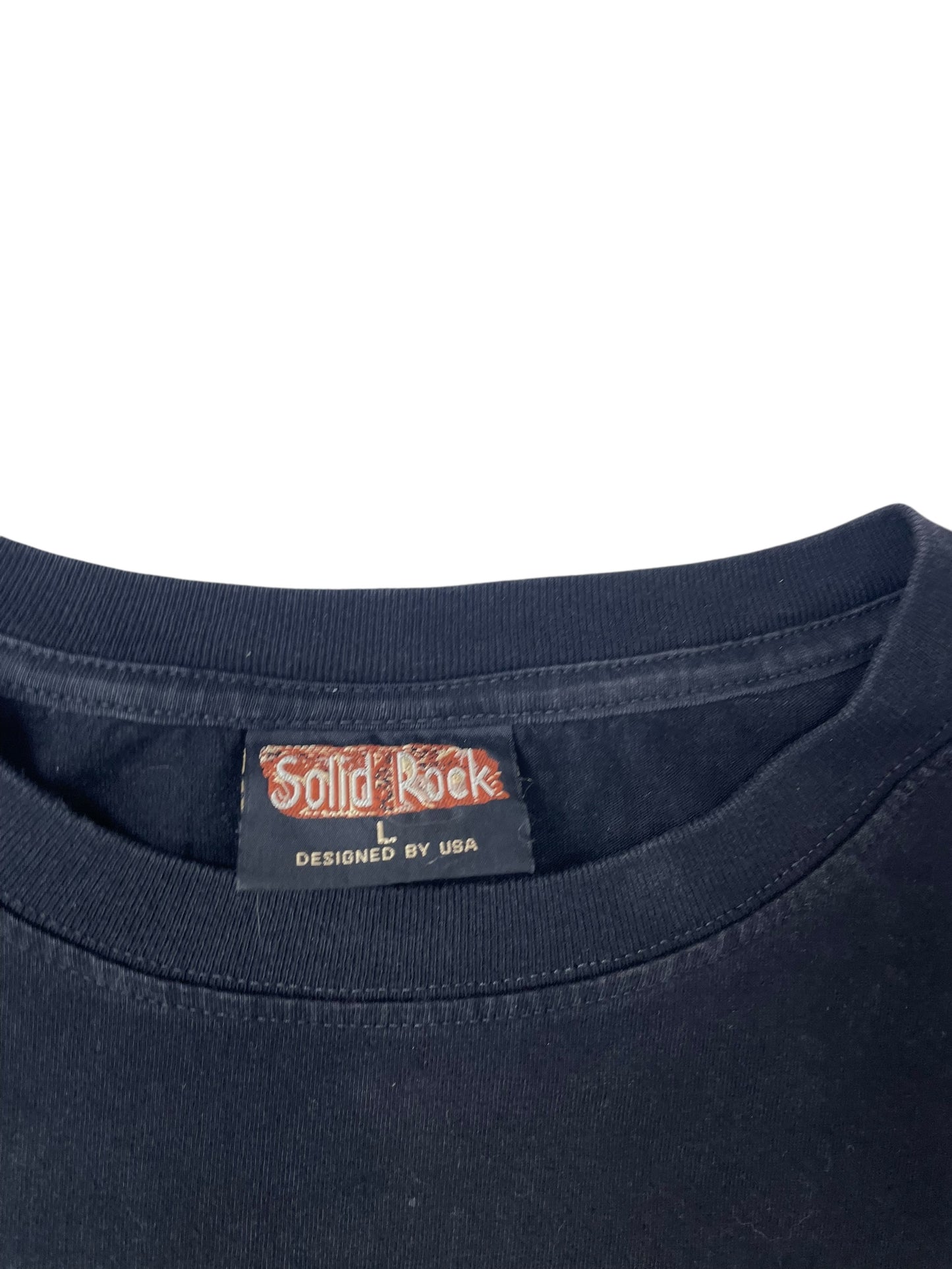 Pantera solid rock black vintage tee