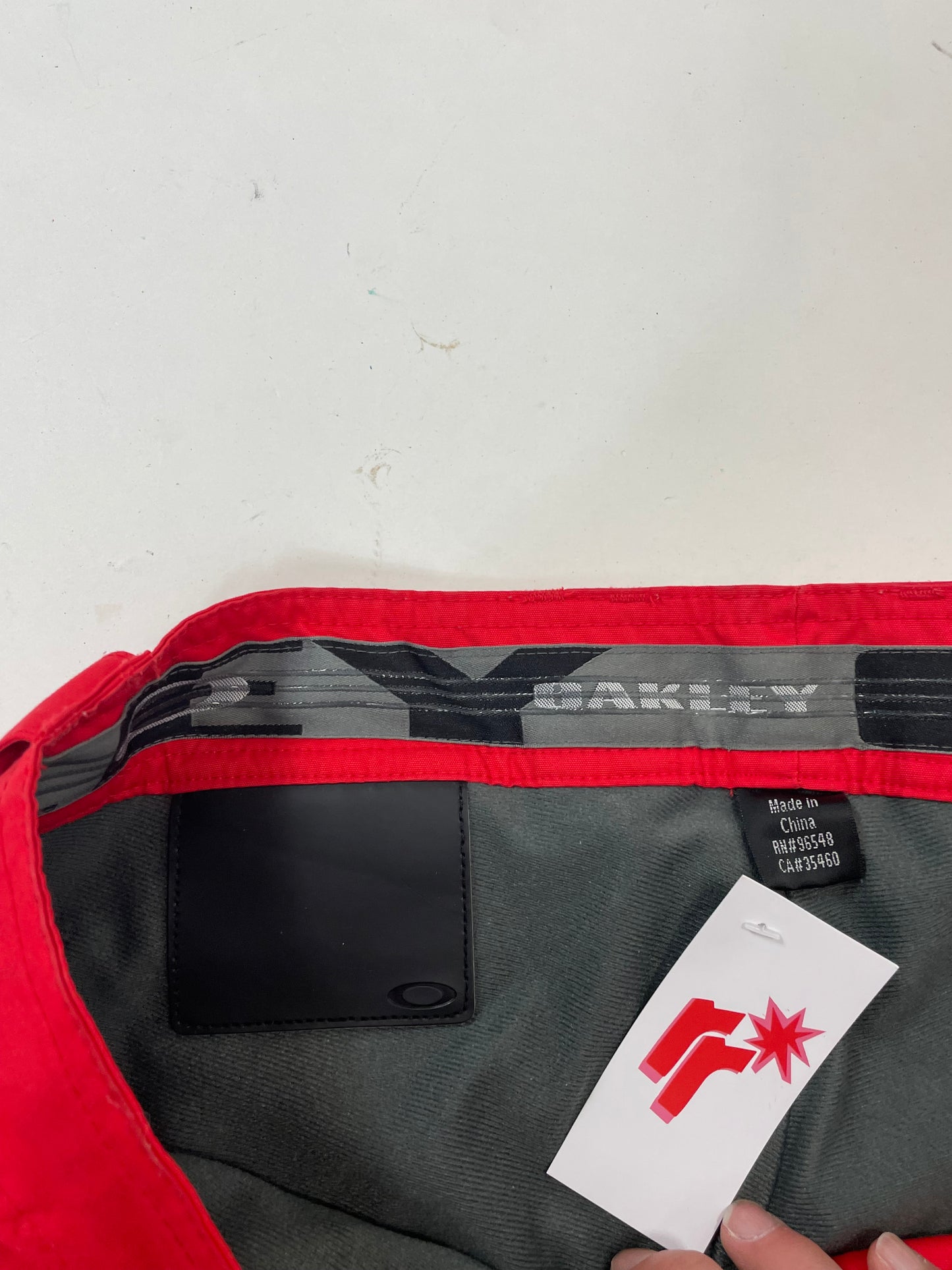 Oakley snowboard red baggy pants - RETRORAIMENTS