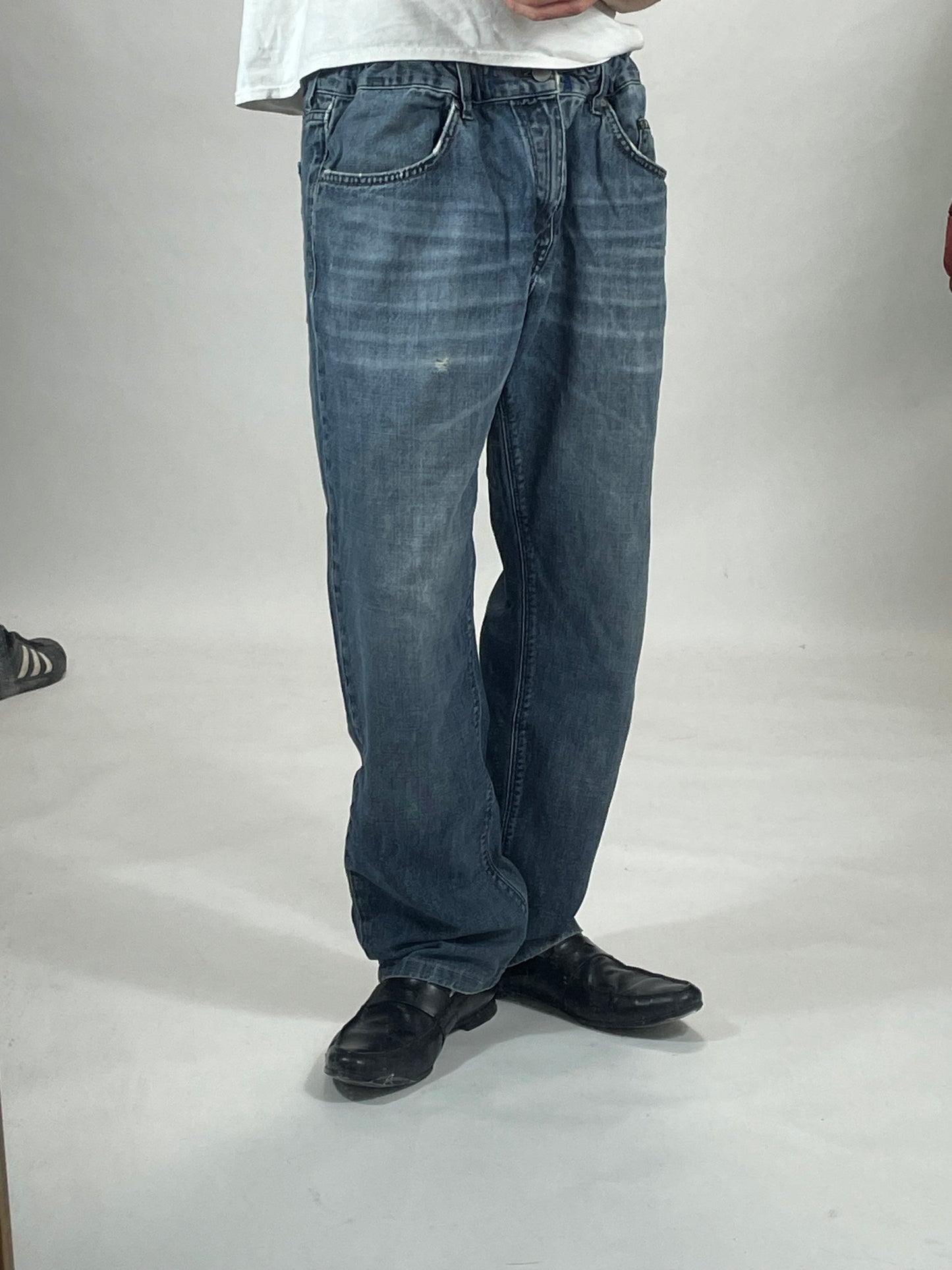 Hugo boss denim navy blue pants - RETRORAIMENTS