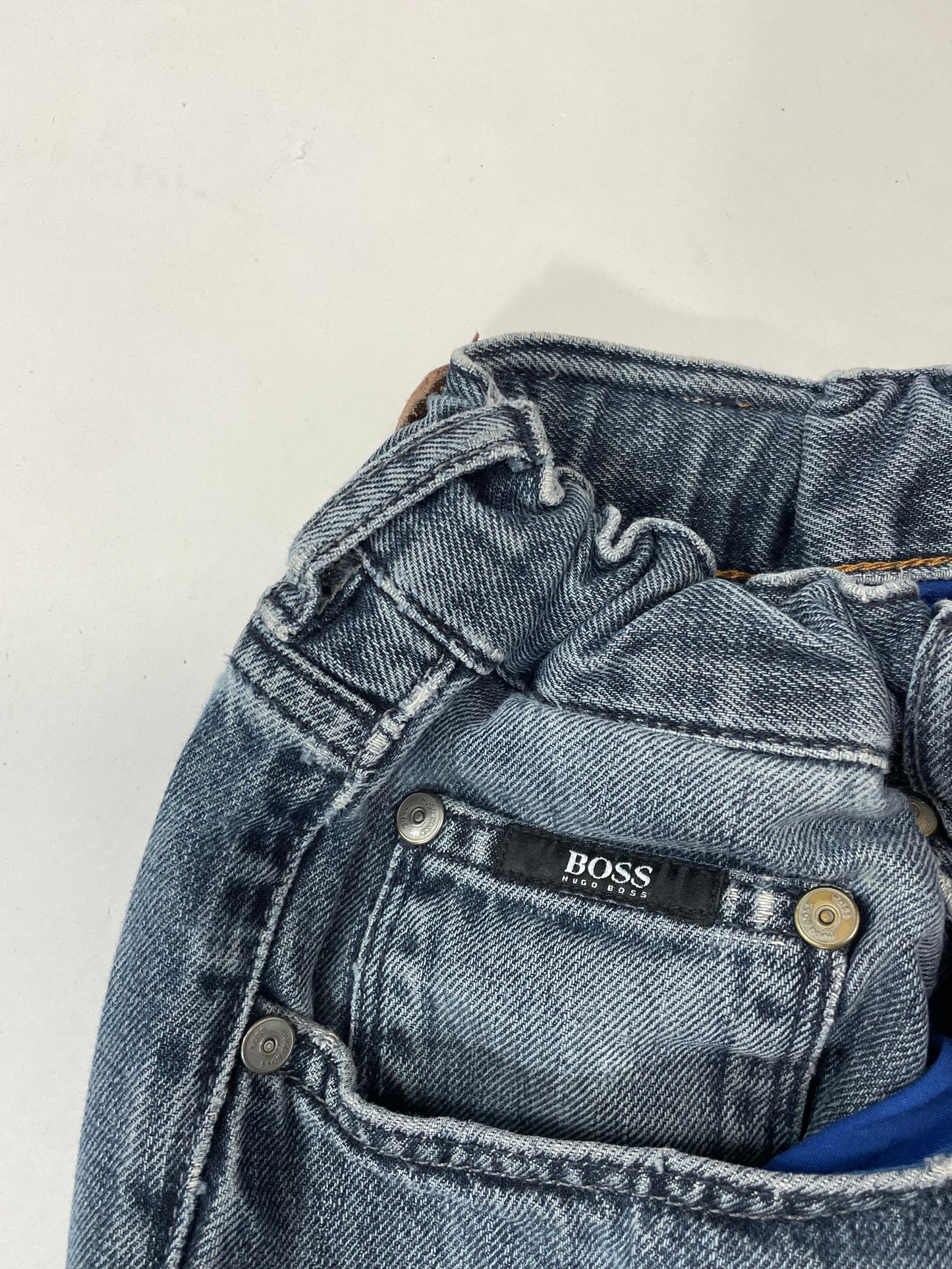 Hugo boss denim navy blue pants - RETRORAIMENTS