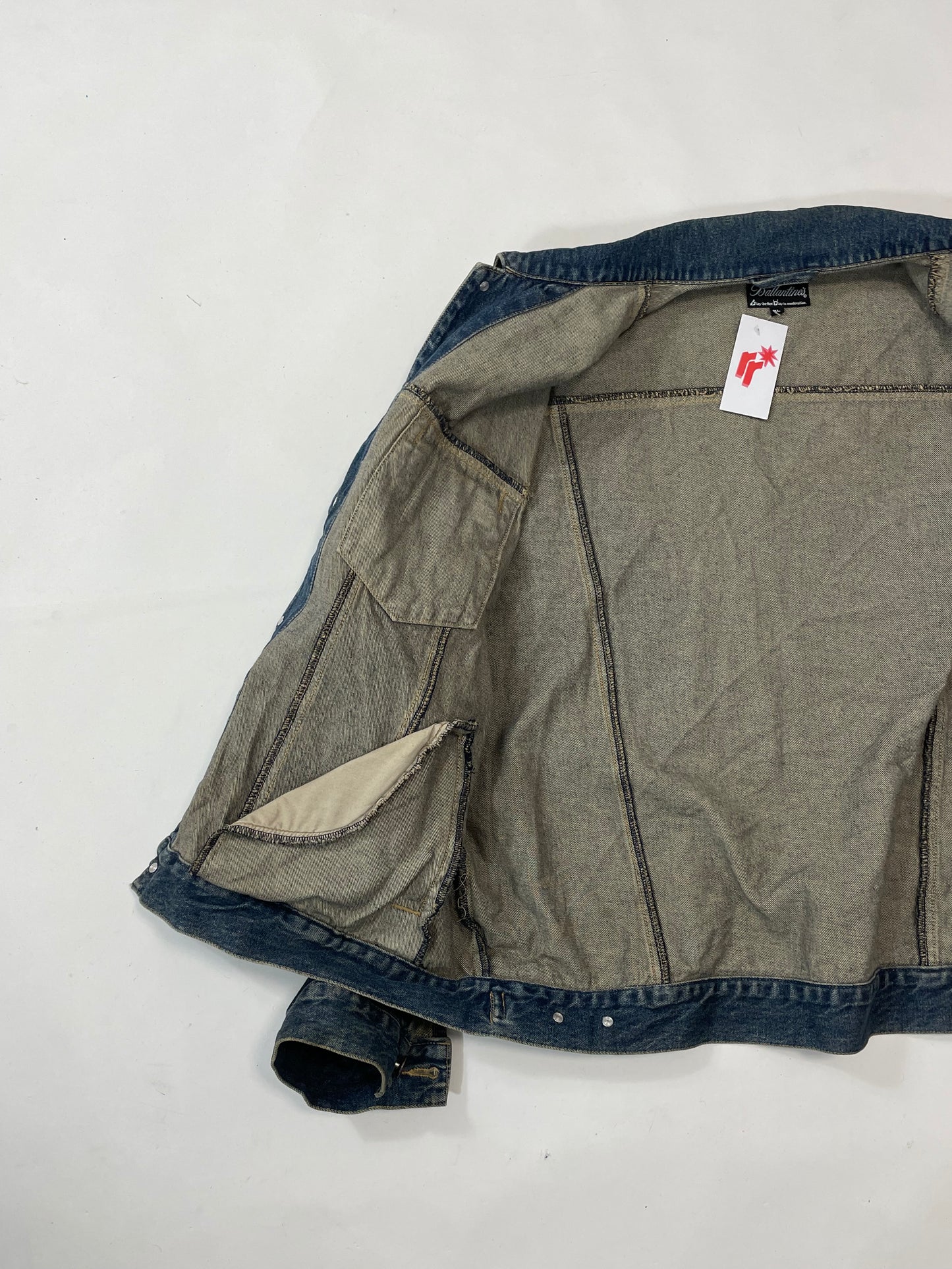 Ballantines vintage blue denim jacket - RETRORAIMENTS