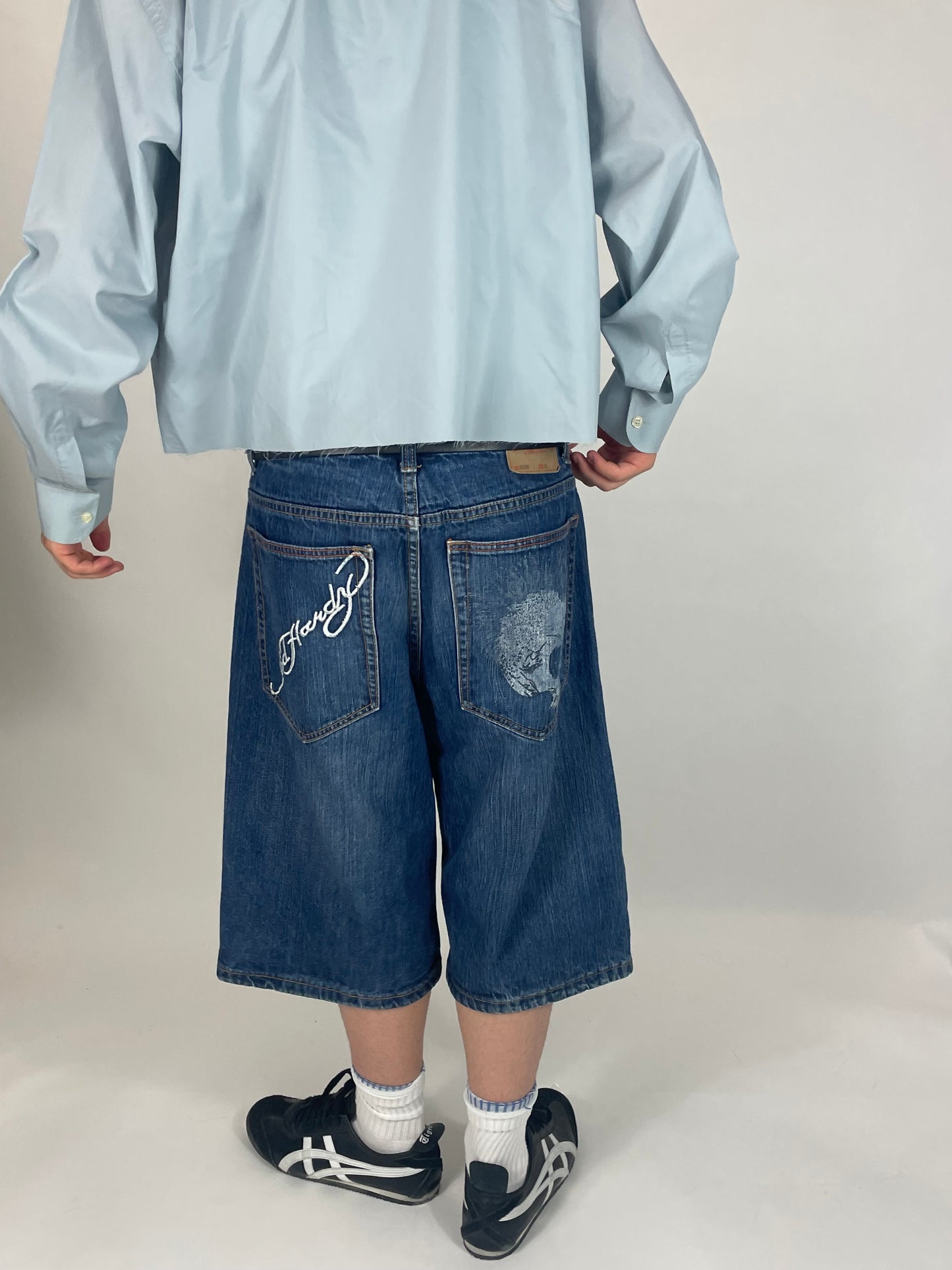 Ed Hardy denim jorts 90’s