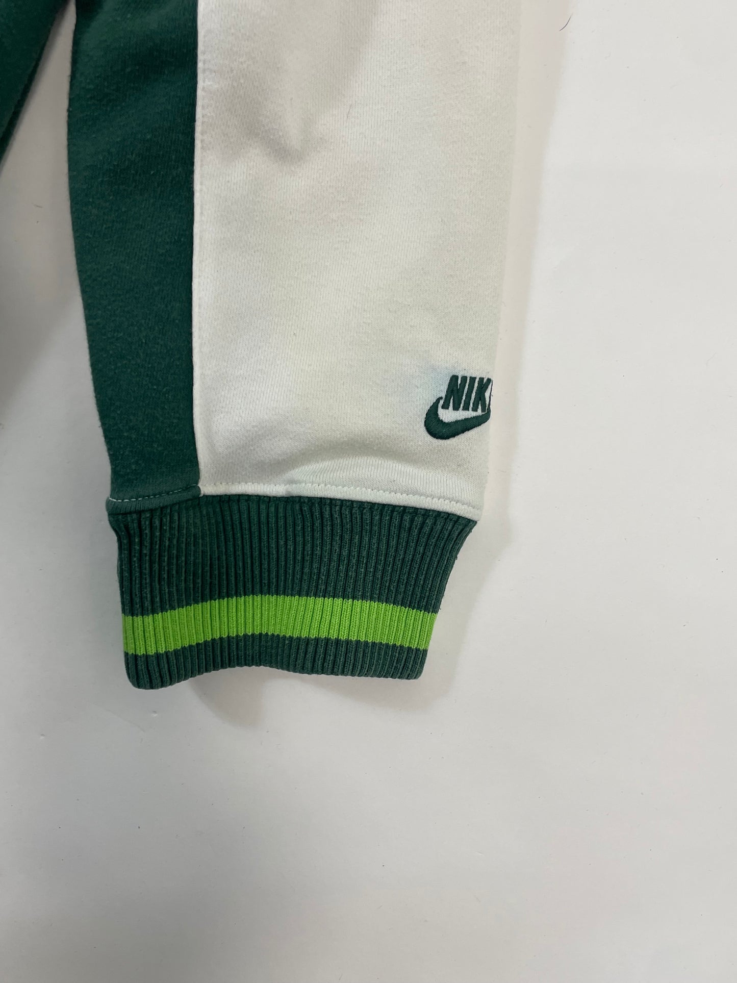 Nike zipper white hoodie embroidered - RETRORAIMENTS