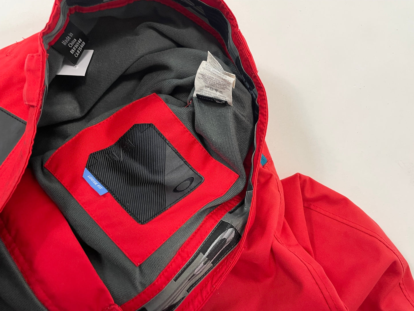 Oakley snowboard red baggy pants - RETRORAIMENTS