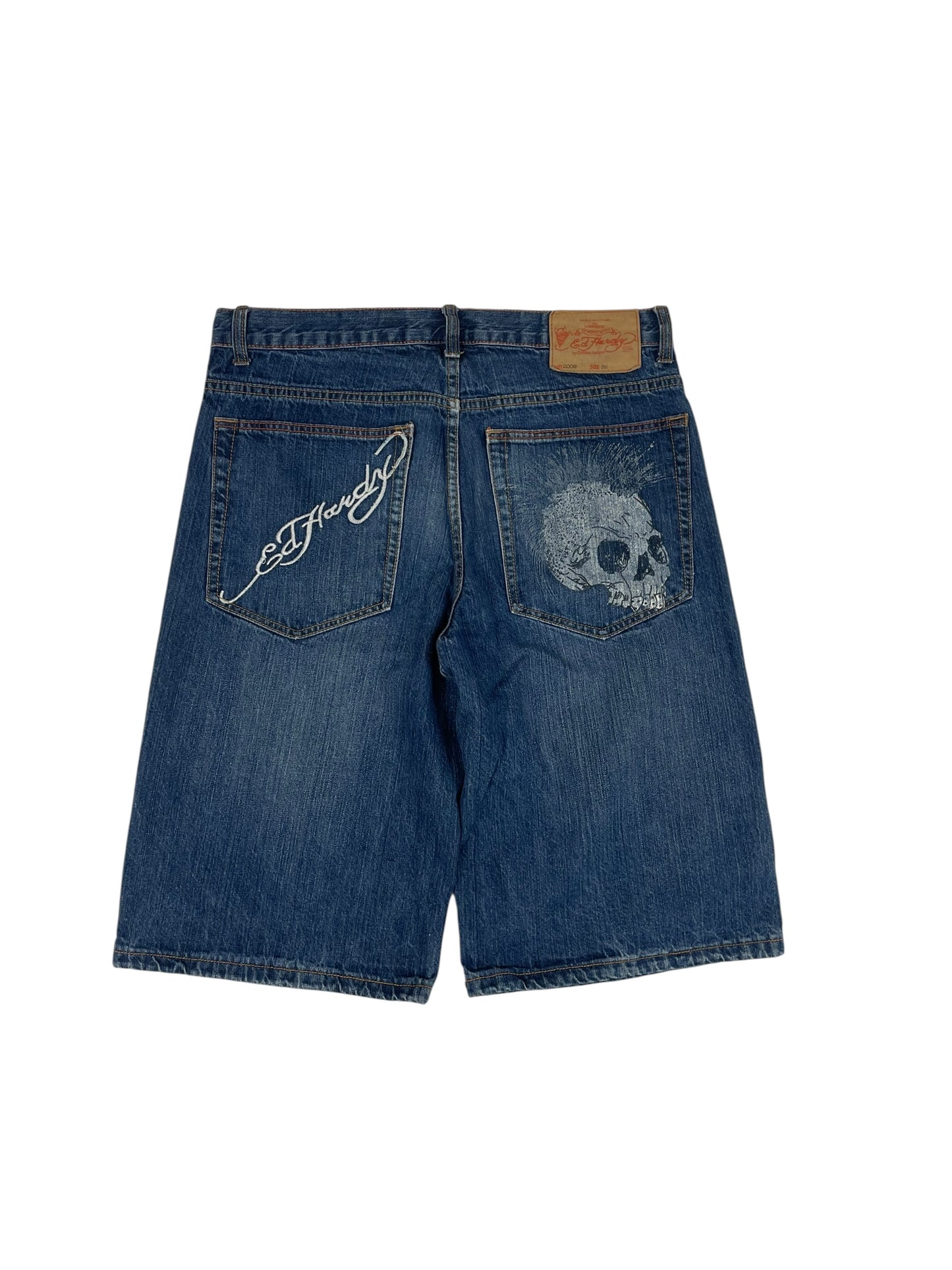 Ed Hardy denim jorts 90’s