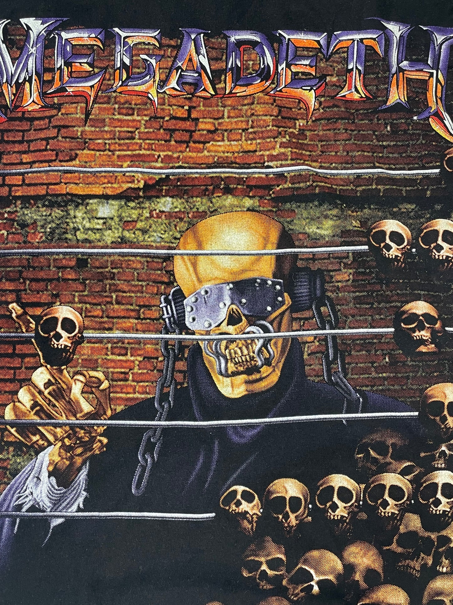 Megadeth red rock of the tshirts vintage tee