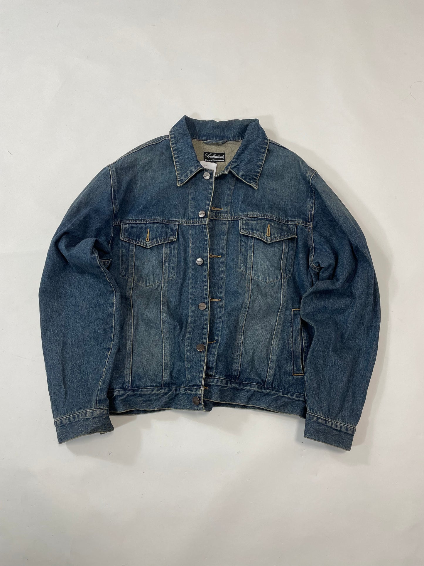 Ballantines vintage blue denim jacket - RETRORAIMENTS