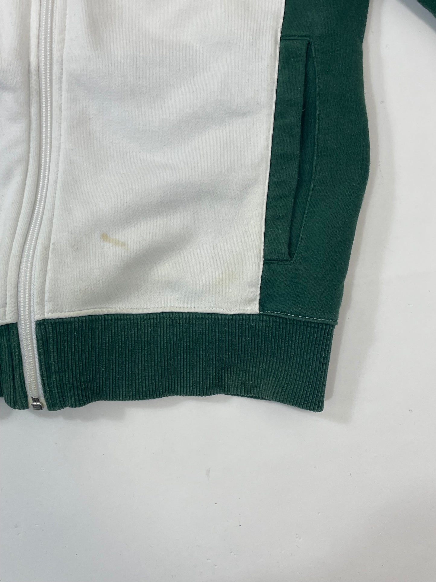 Nike zipper white hoodie embroidered - RETRORAIMENTS