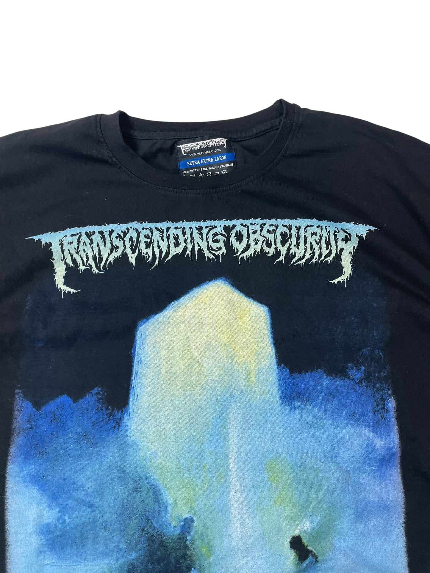 Transcending Obscurity black vintage tee