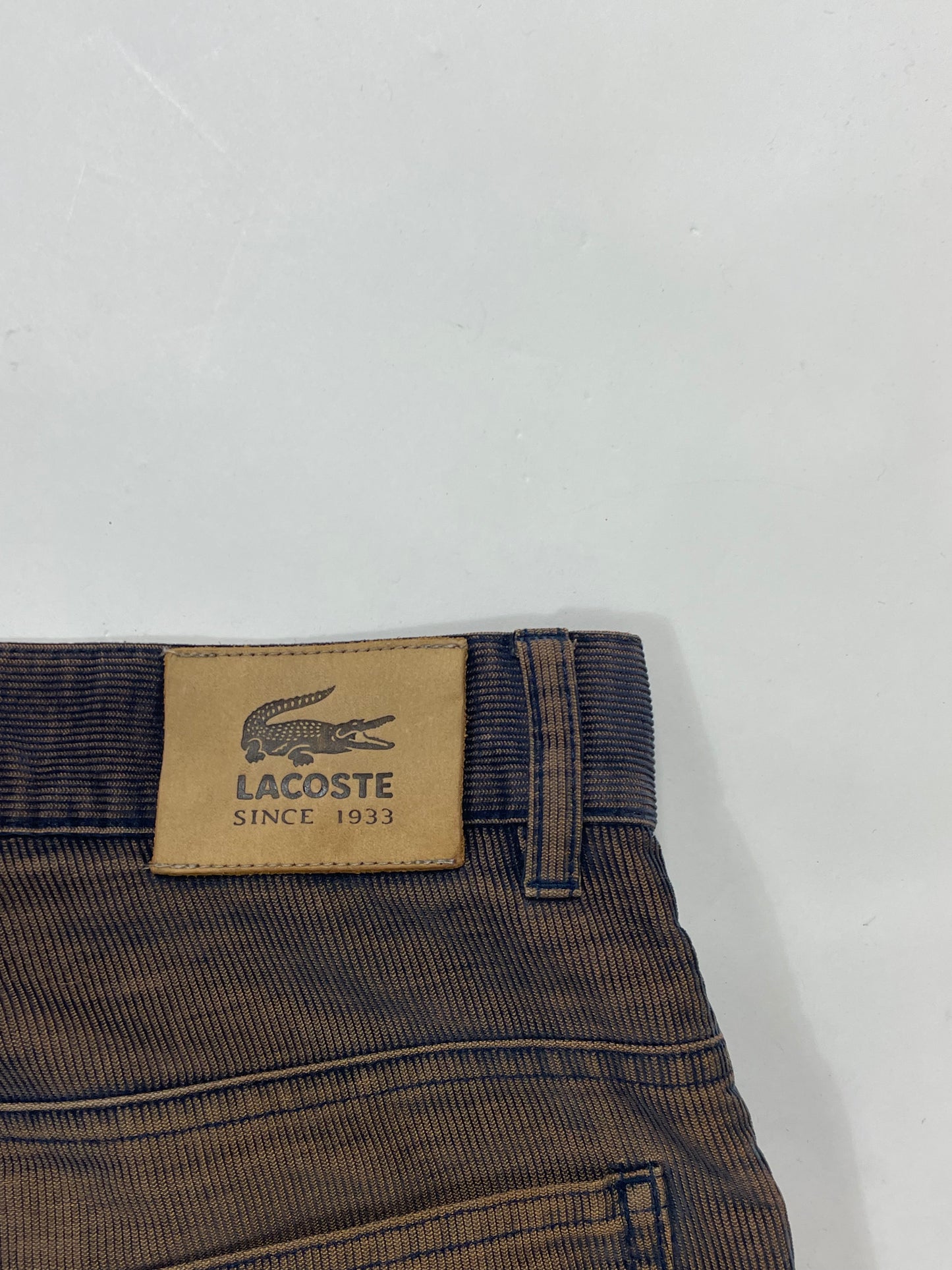 Vintage Lacoste changing colour straight pants - RETRORAIMENTS
