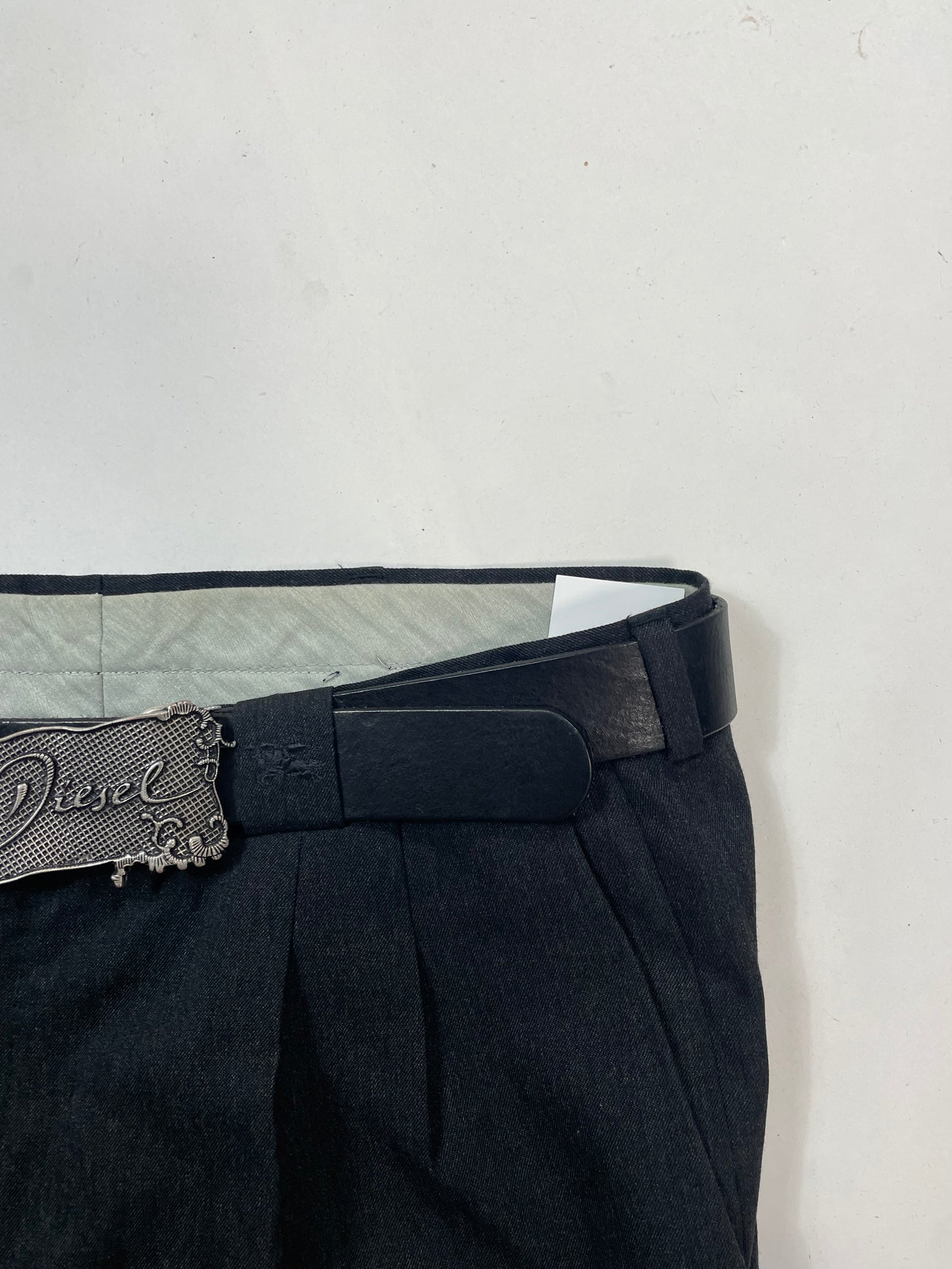 Vintage Burberry black baggy suit pants - RETRORAIMENTS