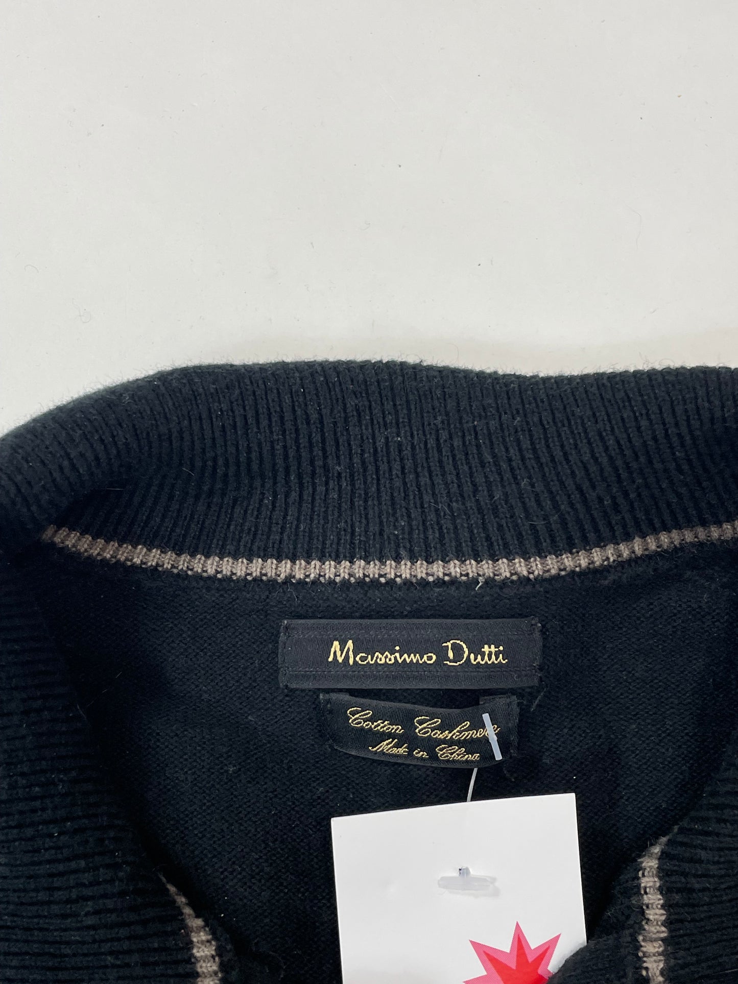 Massimo dutti vintage navy blue half zip sweater - RETRORAIMENTS