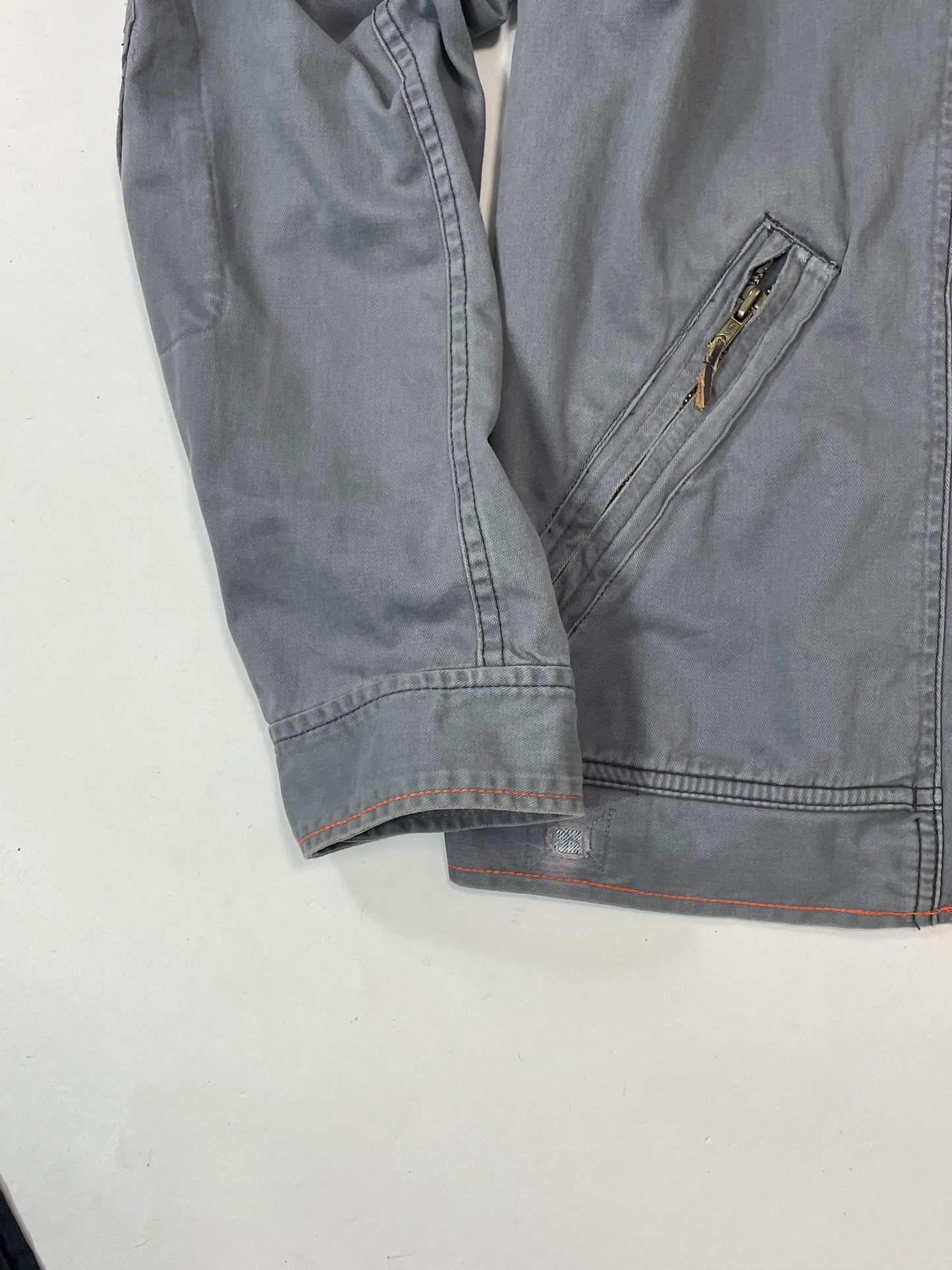 Vintage grey diésel Harrington jacket - RETRORAIMENTS