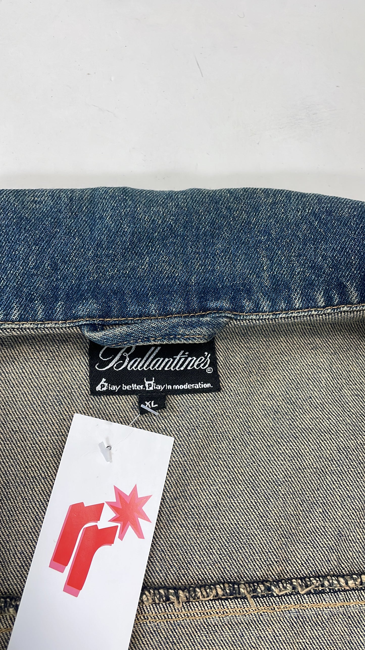 Ballantines vintage blue denim jacket - RETRORAIMENTS