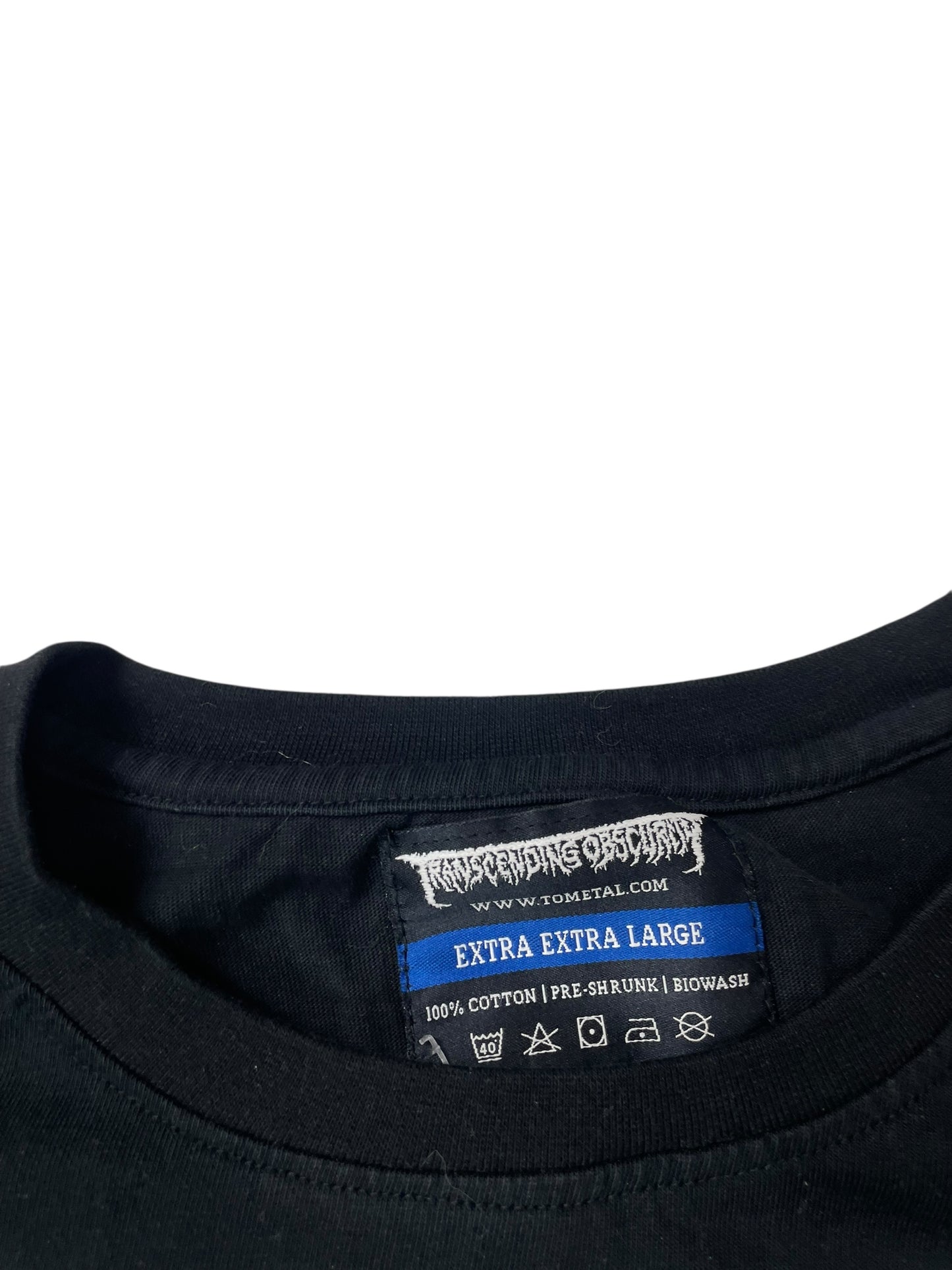 Transcending Obscurity black vintage tee