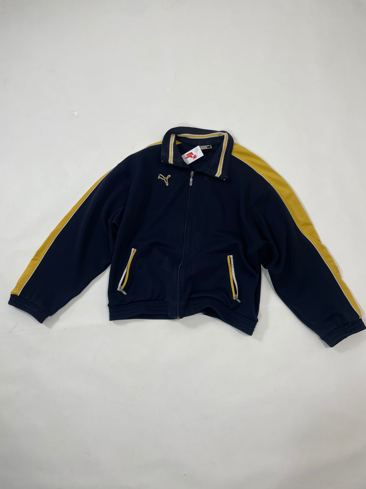 Puma baggy navy blue zip hoodie - RETRORAIMENTS