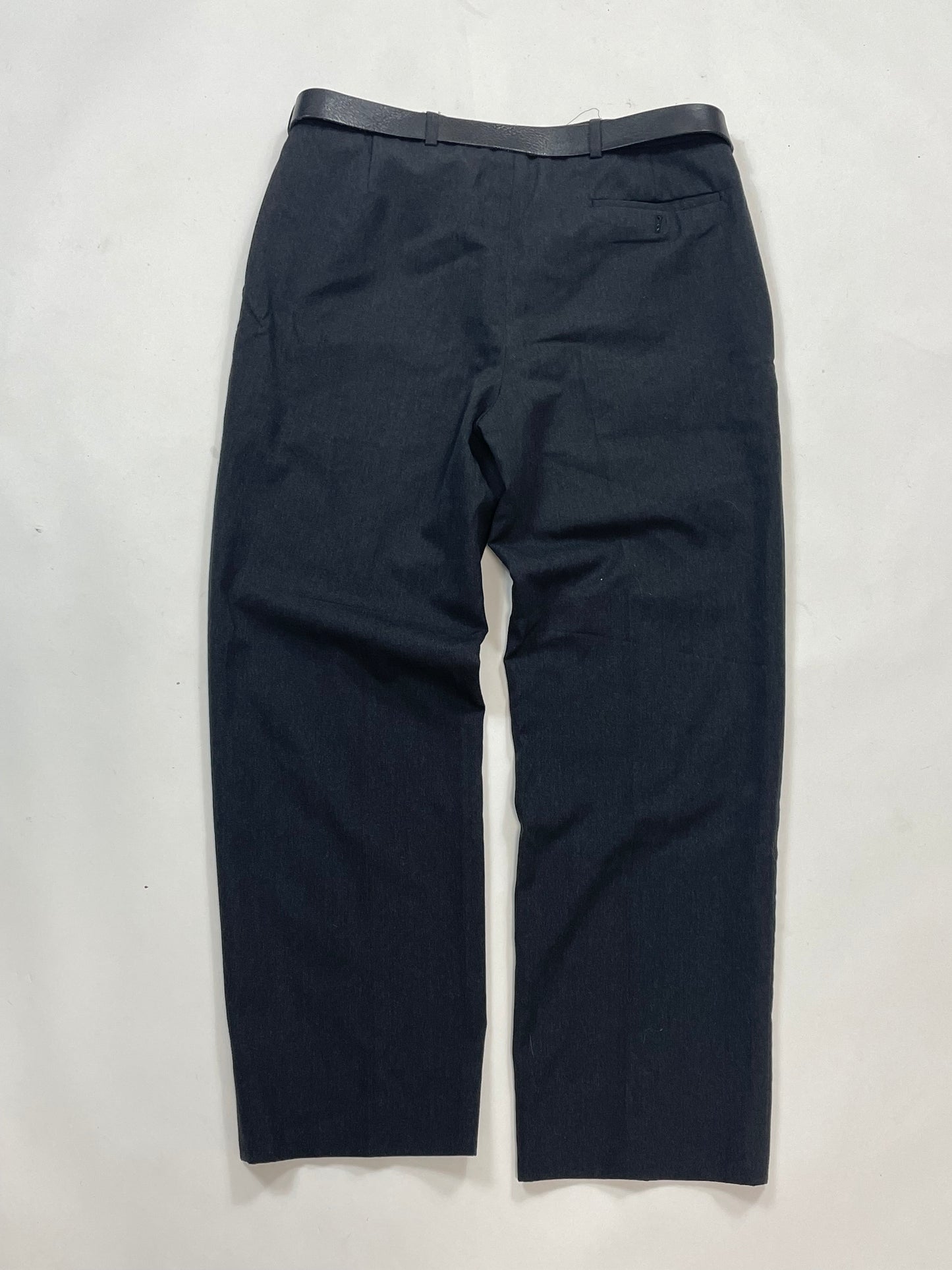 Vintage Burberry black baggy suit pants - RETRORAIMENTS