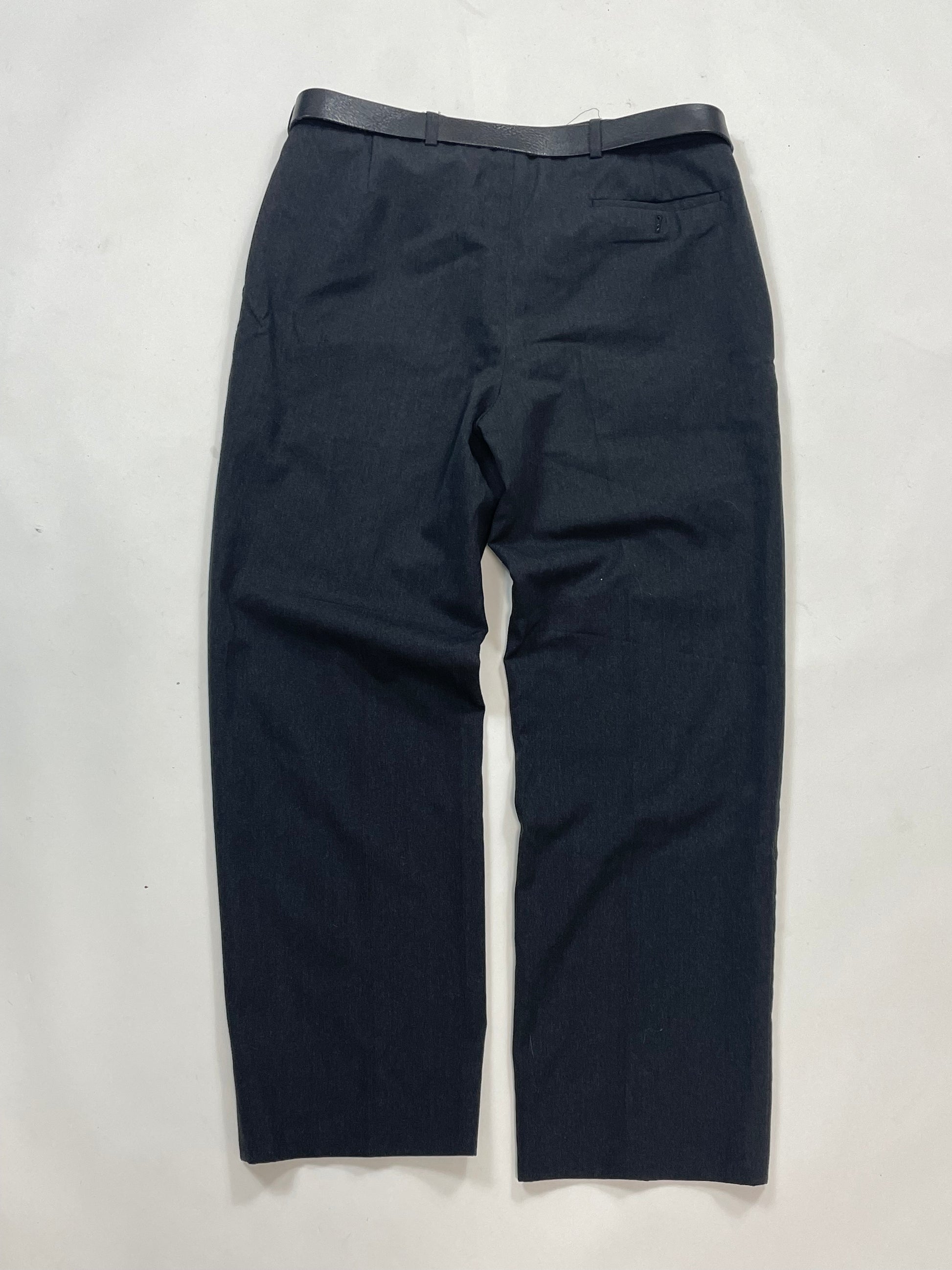Vintage Burberry black baggy suit pants - RETRORAIMENTS