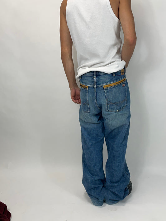 Bigstar baggy navy blue denim pants