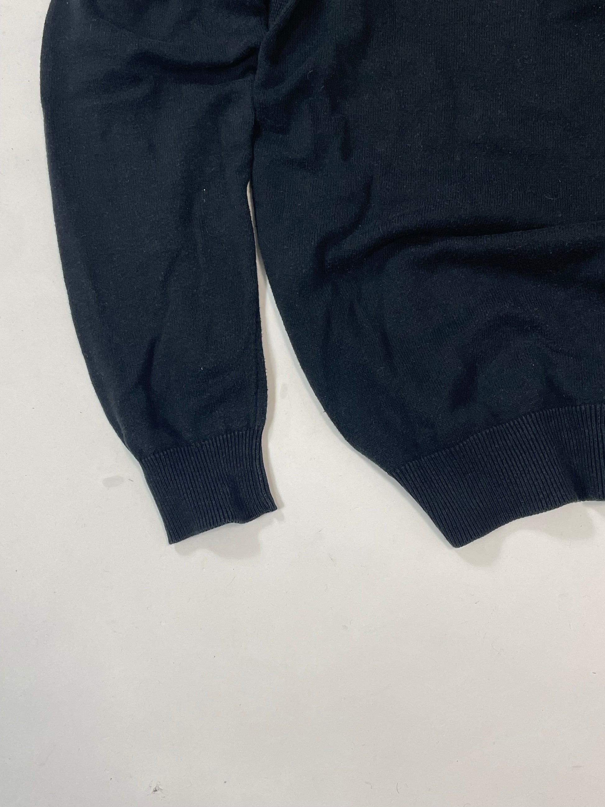 Massimo dutti vintage navy blue half zip sweater - RETRORAIMENTS
