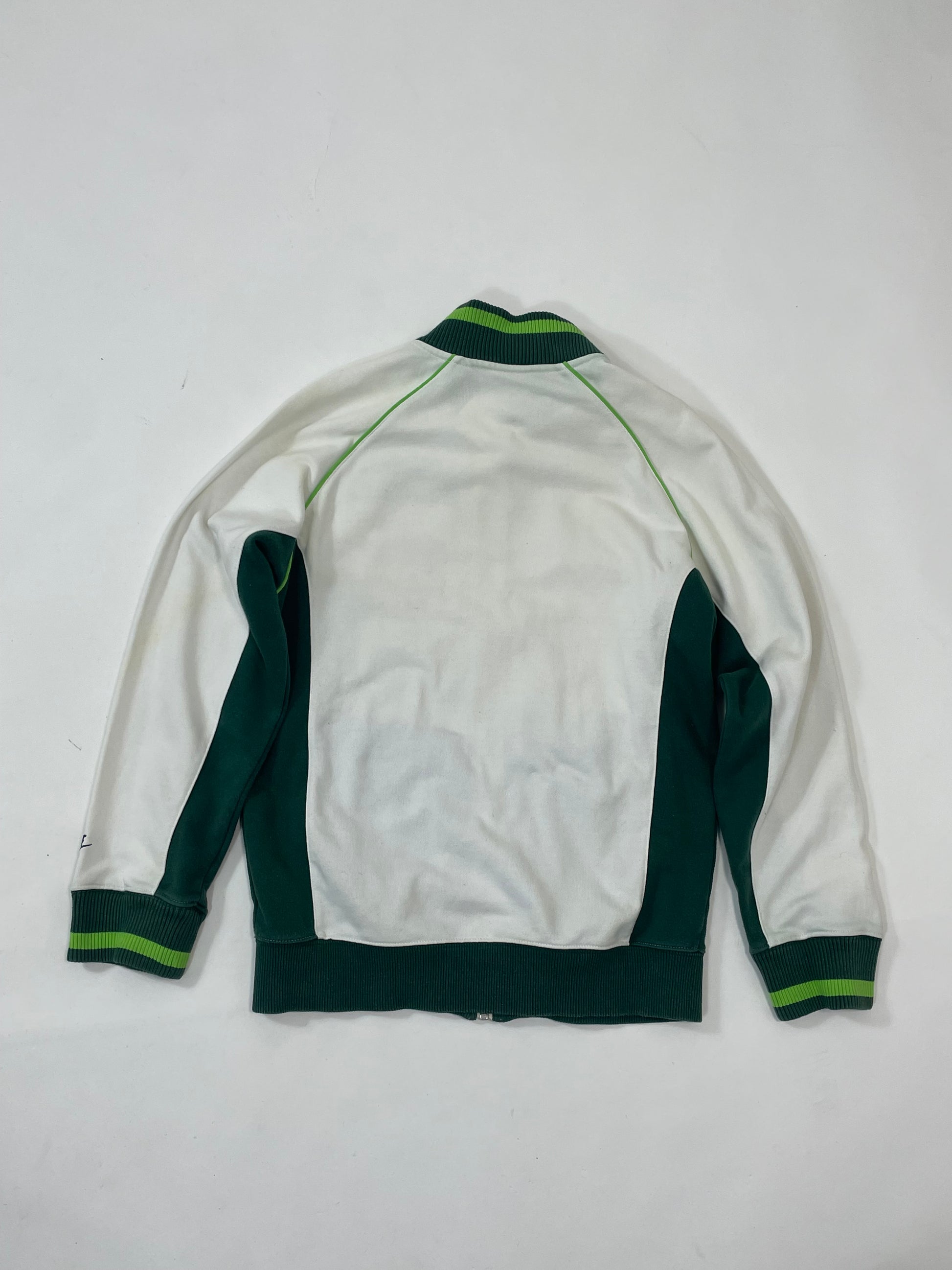 Nike zipper white hoodie embroidered - RETRORAIMENTS