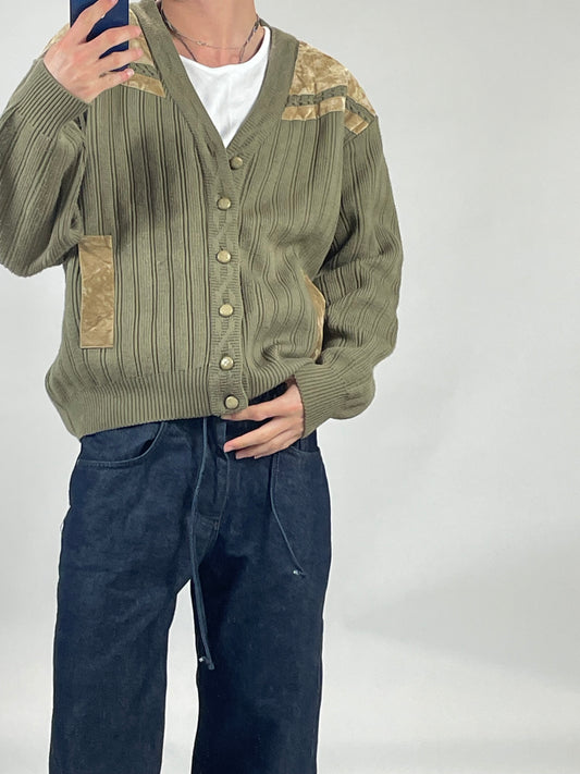 Vintage green cardigan