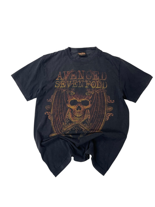 Avenged seven fold solid rock vintage tee