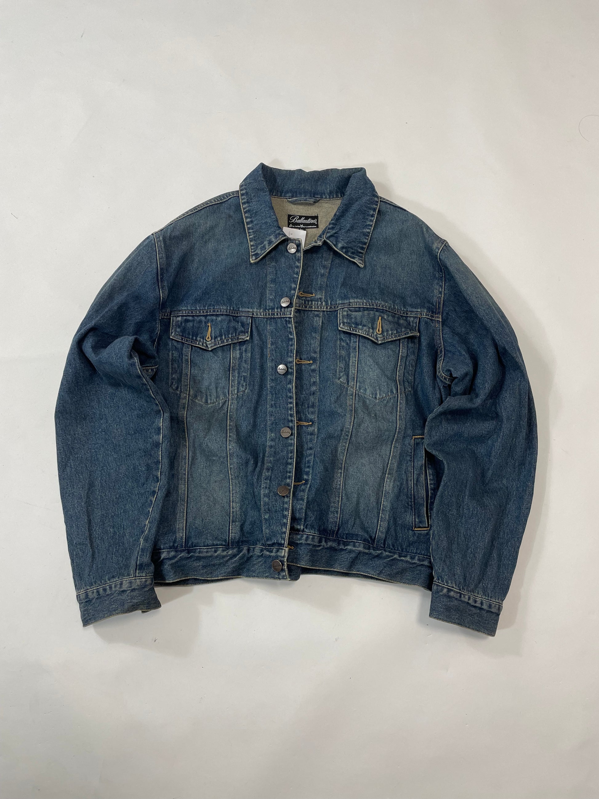 Ballantines vintage blue denim jacket - RETRORAIMENTS