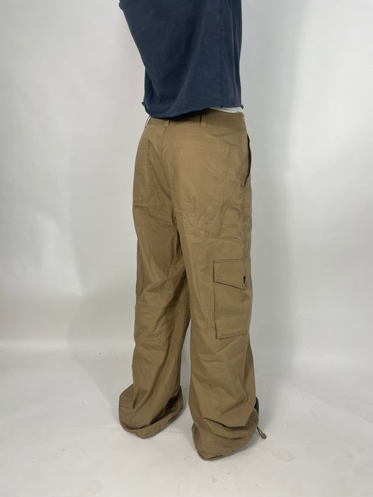 Max & Co. Brown flared Parachute Pants