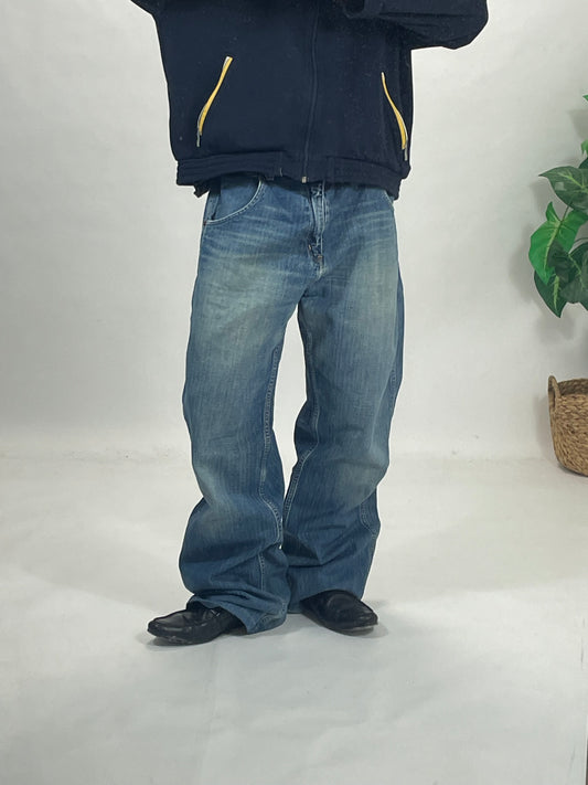 Bigstar baggy navy blue denim pants