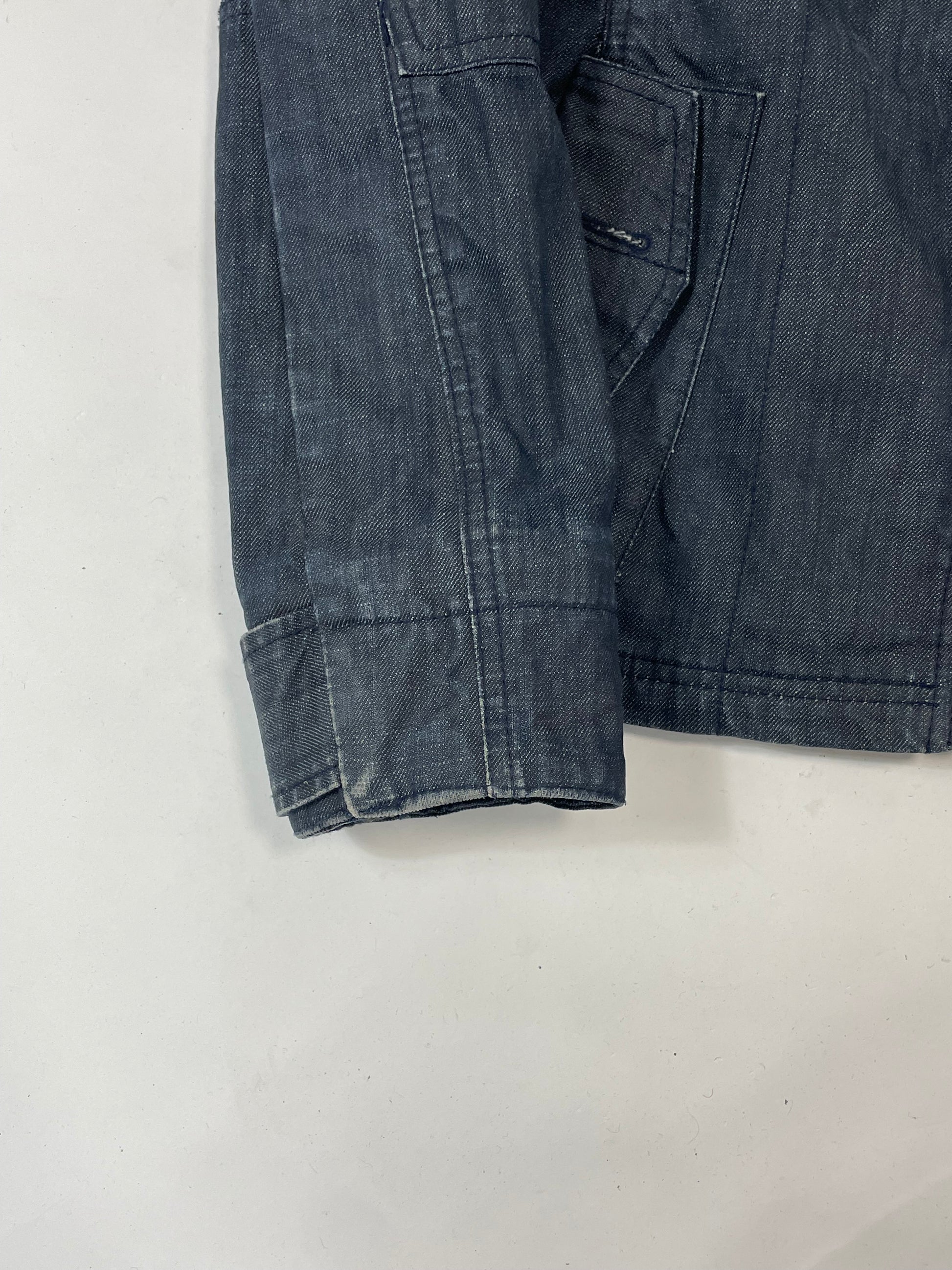 Vintage denim structured jacket 90’s - RETRORAIMENTS