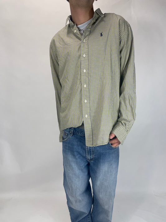 Vintage Green Ralph Lauren Squared Shirt