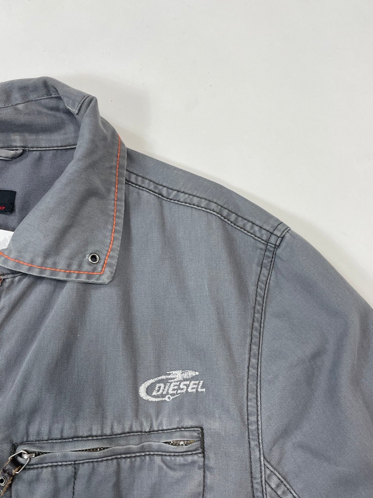 Vintage grey diésel Harrington jacket - RETRORAIMENTS